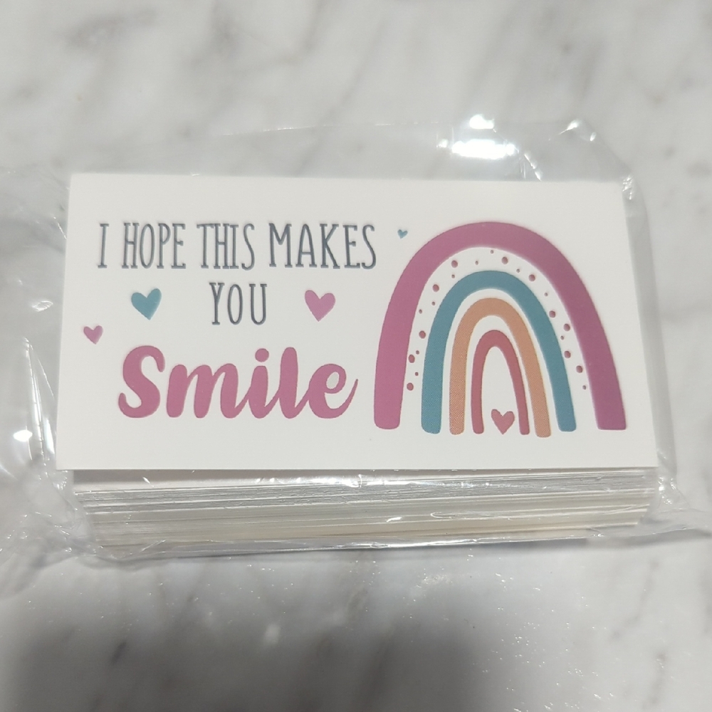 Rainbow Smile Thank You Cards